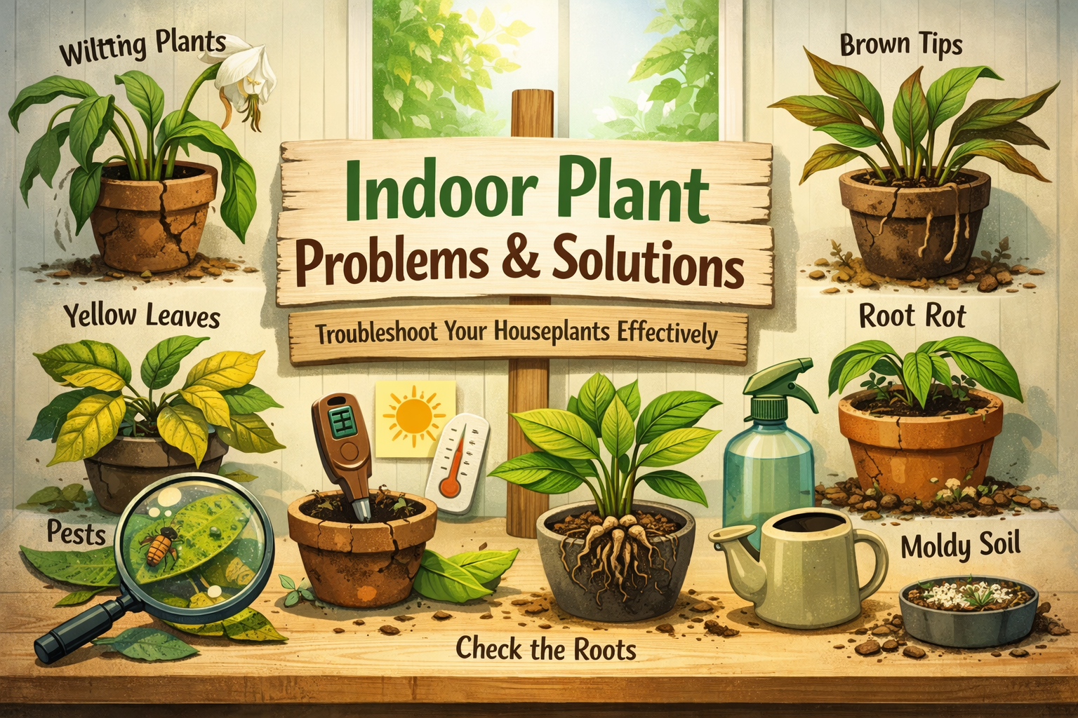 Indoor plants for beginners