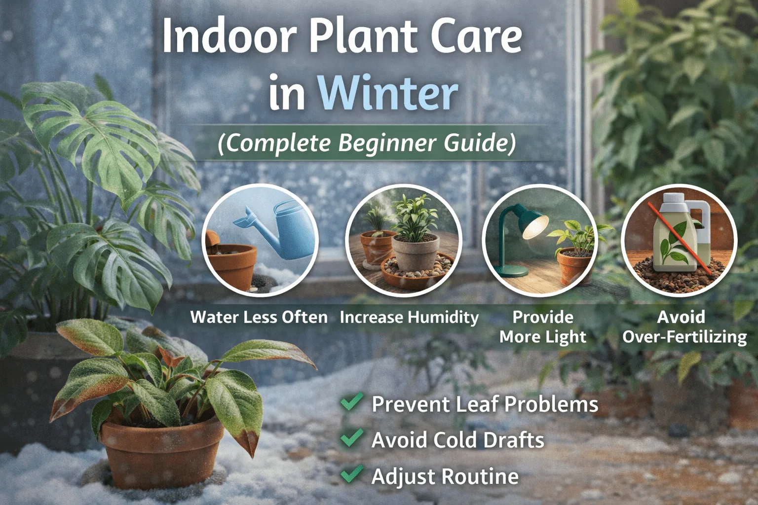 Indoor Plant Care in Winter (Complete Beginner Guide)