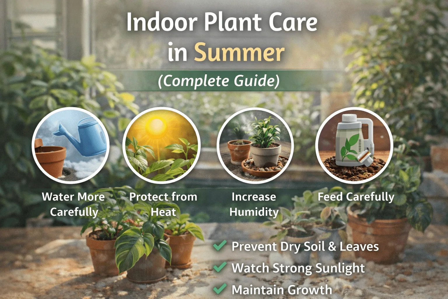 Indoor Plant Care in Summer (Complete Guide)