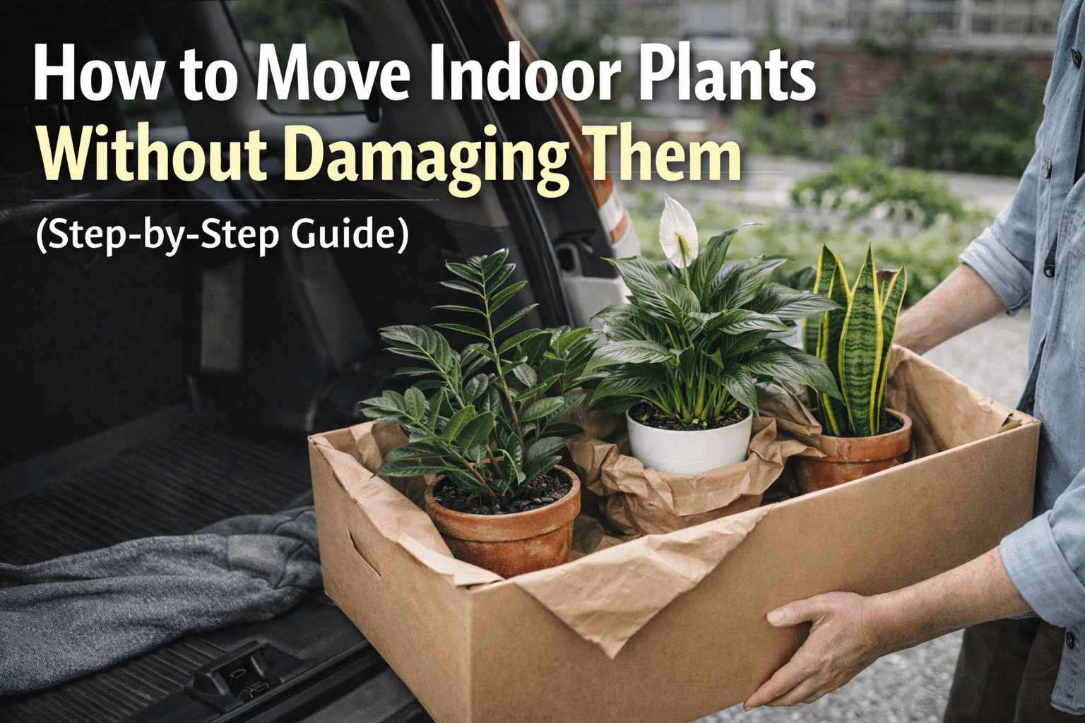How to Move Indoor Plants Without Damaging Them (Step-by-Step Guide)