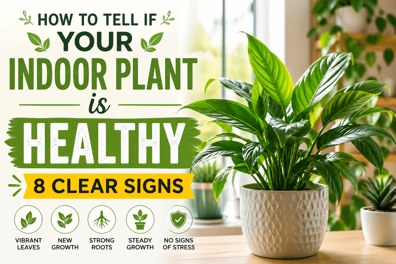 Signs Your Indoor Plant Is Healthy