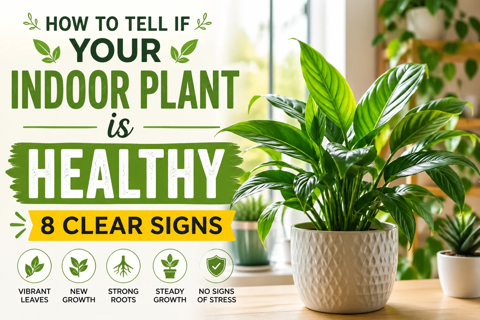 Signs Your Indoor Plant Is Healthy